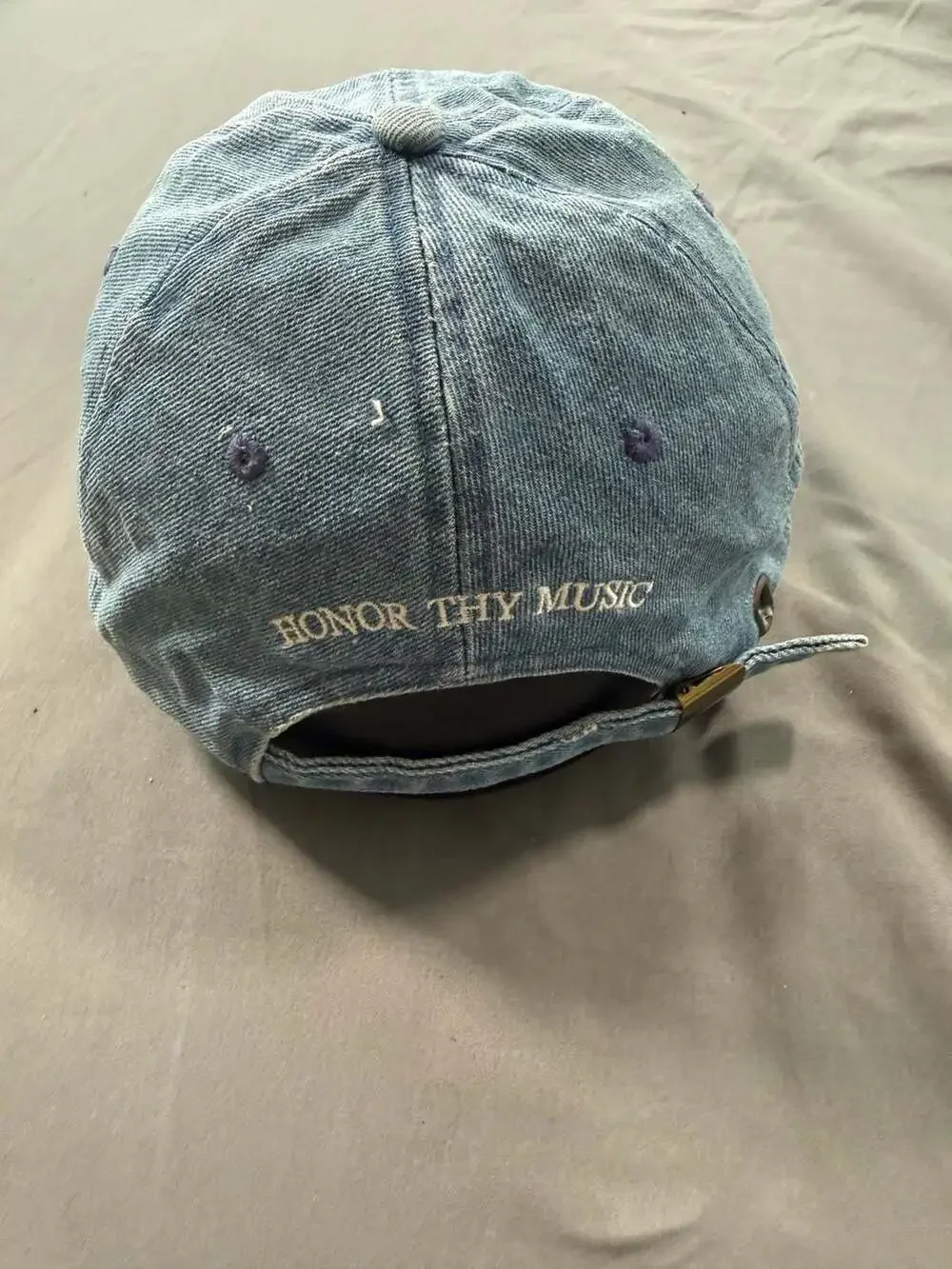 Country Music Hall of Fame Museum Denim Hat Honor Thy Music Cap